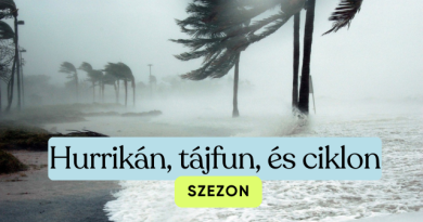 hurrikán, tájfun, és ciklon szezon